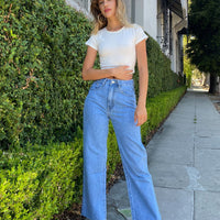 Damika Wide Leg Denim Jeans