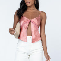 Blaire Denim Shorts White