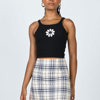 Selby Mini Skirt Yellow Plaid