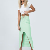 True Intentions Maxi Skirt Sage