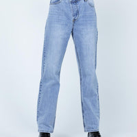 Holly Hi-rise Straight Leg Denim Jeans