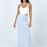 Harriette Maxi Skirt Light Blue