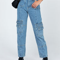 The Stacey Jeans Denim Blue