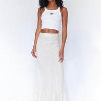 Sally Midi Skirt Beige