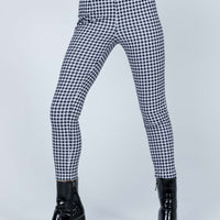 Iggy Gingham Pants Black/White