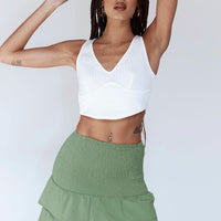 Lillie Mini Skirt Green