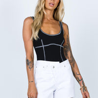 Xena Denim Shorts White