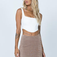Maisie Mini Skirt Brown