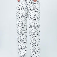 Love Me Not Denim Jeans White