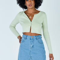 Hallie Denim Mini Skirt