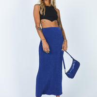 Harriette Maxi Skirt Blue