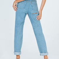 Ragged Priest Butt Cut Jean Light Blue