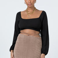 Maisie Mini Skirt Brown