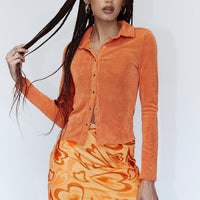 Theordore Mini Skirt Orange