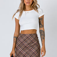 Darwin Mini Skirt Brown multi