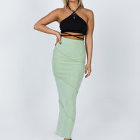 Oscar Maxi Skirt Sage