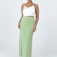 Harriette Maxi Skirt Sage