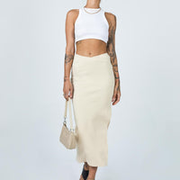 Abigail Midi Skirt Cream