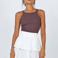 Greta Mini Skirt Off White