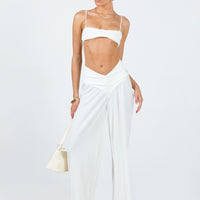 Mathea Plisse Pants Ivory