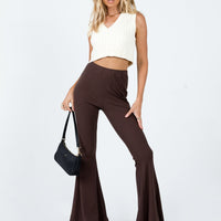 Rita Roberts Flares Brown