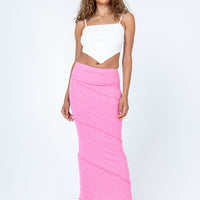 Oscar Maxi Skirt Hot Pink