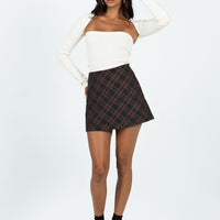 Fike Mini Skirt Charcoal