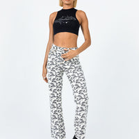 Meilani Lounge Denim Jeans Off White