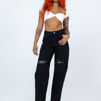 Lugano Denim Jeans Black