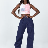 Miami Vice Pants Dark Denim