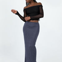 Salte Maxi Skirt Slate