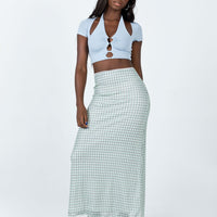 Cheriee Maxi Skirt Green