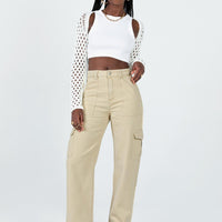 Adelaide Cargo Jeans Stone