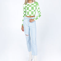 Palermo Straight Leg Light Wash Denim Jeans