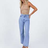 Munich Straight Leg Denim Jeans