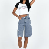 Lexfield Denim Shorts Light Wash