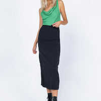 Tollis Midi Skirt Black