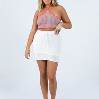 Avoca Mini Skirt White