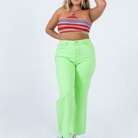 Denver Denim Jeans Lime Green