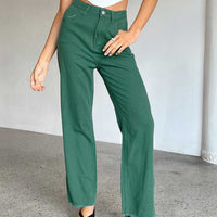 Kalinda Denim Jeans Green