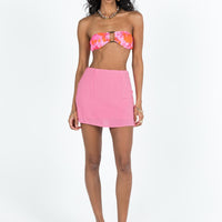 Caraliia Mini Skirt Pink