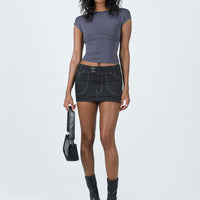 Motel Dipta Skirt Black / White