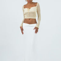 Berkshire Maxi Skirt White