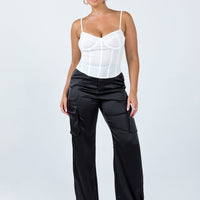 Gilmore Cargo Pants Black