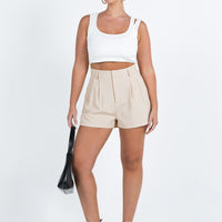 Seize The Day Shorts Beige