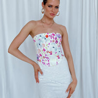 Oscar Mini Skirt White