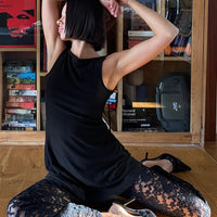 Peru Lace Pants Black