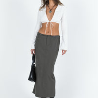 Mistry Midi Skirt Slate