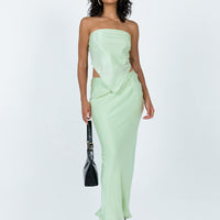 Jodie Maxi Skirt Green