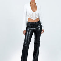 Archette Faux Leather Pants
